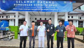 Ketua Komisi IV DPRD Babel, Marsidi Satar Pembangunan Sarana dan,