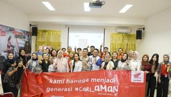 Kolaborasi Honda Babel dengan Satlantas Tanjungpandan Disambut Antusias dari Karyawan,