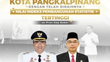 Kolaborasi Pemkot dan BPS Kota Pangkalpinang, Torehkan Nilai Indeks Pembangunan,