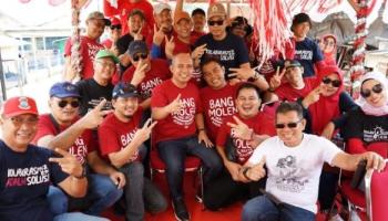Kompak! Wako Molen Dan Kepala OPD Pakai Baju Merah Ikut,