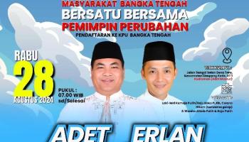 Koordinator “Relawan Adet Erlan Menyapa” Ajak Masyarakat Bangka Tengah Dukung,