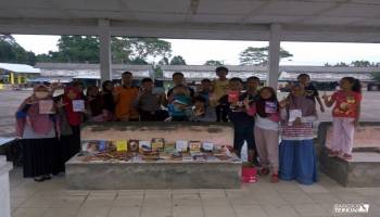 Komunitas Aksara Muda (Kosada) Cabang Bangka Barat (Babar) menggelar Lapak,