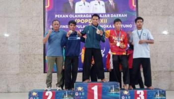 Kota Pangkalpinang Sabet Juara Umum Pencak Silat Popda XII Bangka,