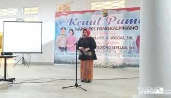 Kami sangat terbantu dengan Polresta Pangkalpinang selama masa jabatannya.