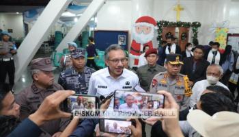 PANGKALPINANG - Malam Natal di Bangka Belitung Berjalan Aman dan,