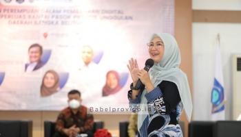 PANGKALPINANG, bangkaterkini.com - Founder Sekolah untuk Perempuan Jadi Mandiri dan Terlatih (Sekuntum Melati), Melati Erzaldi,