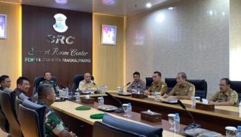 PANGKALPINANG, BANGKA TERKINI - Wali Kota Pangkalpinang, Maulan Aklil menerima menerima kunjungan Ketua Tim Asistensi,
