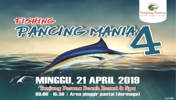 Tanjung Pesona Beach Resort Bangka kembali mengadakan acara Pancing Mania,