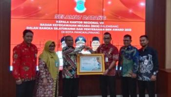 Pangkalpinang Raih Penghargaan BKN Award 2023