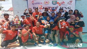 Bangka Belitung - Bangka Terkini - Panjat Tebing Kontingen Babel,
