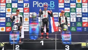 Pebalap Astra Honda Cetak Podium Perdana di Thailand Talent Cup,