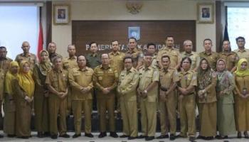 BANGKA TENGAH, BANGKATERKINI - Tampak terjalin keakraban antara Pemerintah Kabupaten Bangka Tengah selaku tuan rumah,