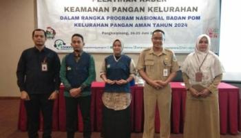 Pemkot  Pangkalpinang apresiasi BPOM selenggrakan pelatihan kader keamanan pangan kelurahan