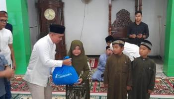 Pemkot Pangkalpinang – Bank Sumsel Babel Salurkan Santunan Kepada Anak,