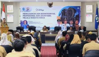 Pemkot Pangkalpinang Gelar Workshop Birokrasi, Wujudkan ASN Berintegritas, Profesional Dan,