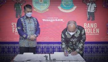 Pemkot Pangkalpinang MoU dengan Pemkot Jambi Terkait Pariwisata dan Kebudayaan