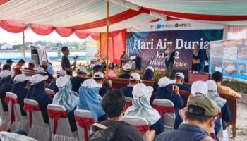 Peringati Hari Air Dunia, Kolong PDAM Pedindang Kelurahan Parit Lalang,