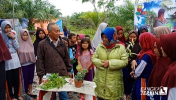Asep mengapresiasi kegiatan perkemahan ini serta berharap bisa meningkatkan kepedulian,