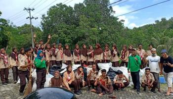 Bangka Belitung - Bangka Terkini - Peringati HPSN, Pramuka Saka,