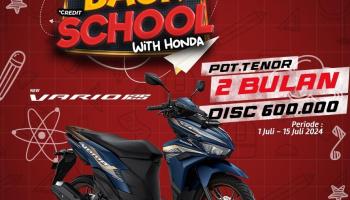 Persiapkan Back To School Kamu Bareng Honda Babel, Beli Motor,