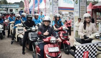 Pesona Honda Stylo 160 Dibuat Menggila, Honda Babel Ajak Bupati,