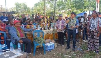 PANGKALPINANG - Pj Gubernur Babel Suganda Harap Kegiatan Voli Keluarga,