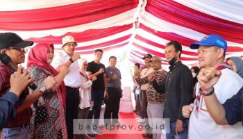 KABUPATEN BANGKA - Pj Gubernur Ridwan Djamaluddin dan Kakwarda Kep.,