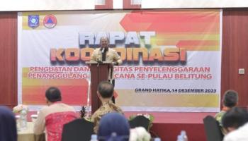 Pj Gubernur Safrizal: Penanggulangan Bencana Harus Terkoordinasi dan Terencana