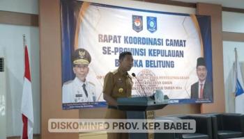 Pj Gubernur Suganda Ajak Camat se-Babel Bersinergi Bersama