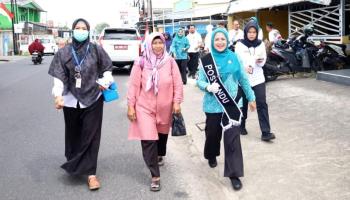 Pj Ketua TP PKK Pangkalpinang Jemput Bola, Sweeping PIN Polio,