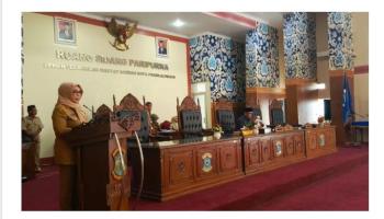 Pj Wako Pangkalpinang Berikan Tanggapan Atas Pemandangan Umum Fraksi Pada,