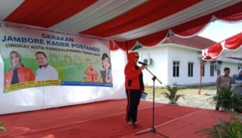 Pj Wako Pangkalpinang Hadiri Gerakan Jambore Kader Posyandu
