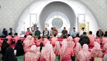 Pj Wako Pangkalpinang Melepas Peserta Festival Anak Sholeh Indonesia