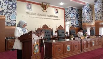 Pj Wali Kota Pangkalpinang Tanggapi Pandangan Umum Fraksi Terhadap Tiga,