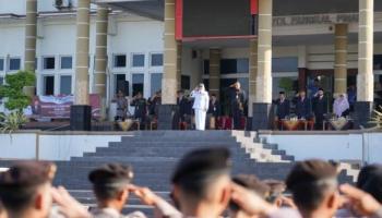 Pj Walikota Pangkalpinang Pimpin Upacara Peringatan Hari Otonomi Daerah Ke-2