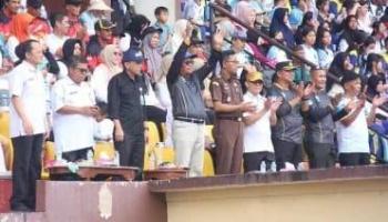 ‎BANGKA TENGAH, BANGKATERKINI – Pembukaan Pekan Minat, Bakat, dan Kreativitas Siswa Peningkatan SD dan SMP se-Kabupaten,