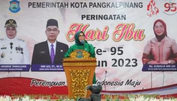 Puncak Acara Hari IbuTahun 2023, Pj Wali Kota Pangkalpinang Gelorakan,