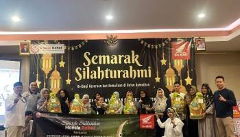 PANGKALPINANG - Ramadhan Penuh Berkah, Honda Babel Ajak Silahturahmi Customer,