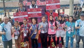 Rangkaian Hari Jadi Pangkalpinang Ke-266 Tahun, Pemkot Pangkalpinang Galakkan Lari,