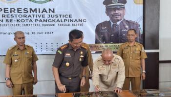 Rumah Restorative Justice Se-Kota Pangkalpinang Diresmikan, Ini Harapan Wali Kota,