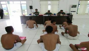 Sebanyak 27 orang calon Tamtama Prajurit Karier  (PK) TNI AD,