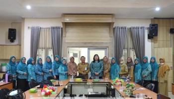 Sinergikan Program Kerja, Pj Ketua TP PKK Babel Audiensi Bersama,