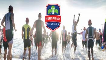 Sungailiat Triathlon 2018 di Pulau Bangka : Perlombaan Olahraga Gabungan,