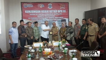 Bangka Belitung - Bangka Terkini - Terima Kunjungan Ketua DPD,