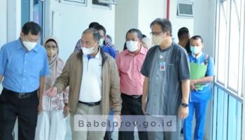 Bangka Belitung Terkini - Tinjau RSUD Ir. Soekarno Bangka Belitung,,