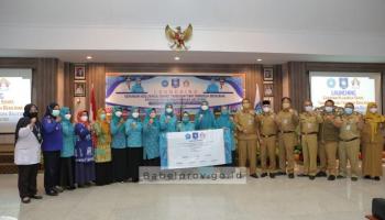 PANGKALPINANG, bangkaterkini.com - TP PKK Provinsi Kepulauan Bangka Belitung (Babel) melaunching Gerakan Keluarga Sehat, Tanggap,,