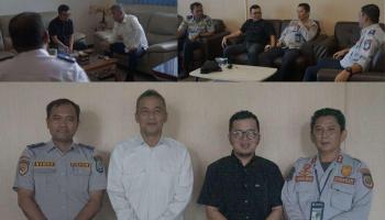 BANGKA TENGAH, BANGKATERKINI – Wakil Bupati Bangka Tengah, Era Susanto, didampingi Fernando, Kabid Perhubungan Diperkimhub,