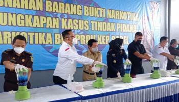 PANGKALPINANG, bangkaterkini.com - Badan Narkotika Nasional (BNN) Provinsi Kepulauan Bangka Belitung (Babel), pada triwulan pertama,