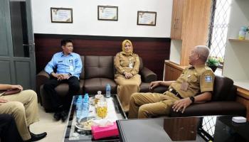 Wagub Babel Hellyana Kunjungi SAMSAT Bangka Barat