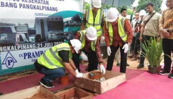 Wali Kota Molen Hadiri Peletakan Batu Pertama Gedung BPJS Kesehatan